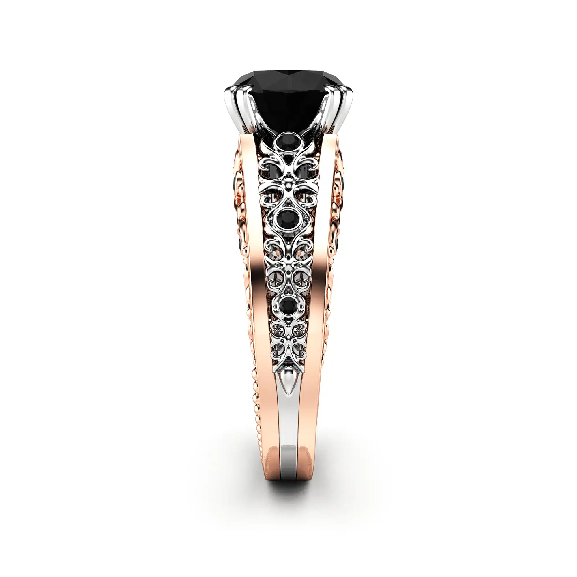 AN-0075M_Black_Diamond_Two_Tone_Engagement_Ring_2