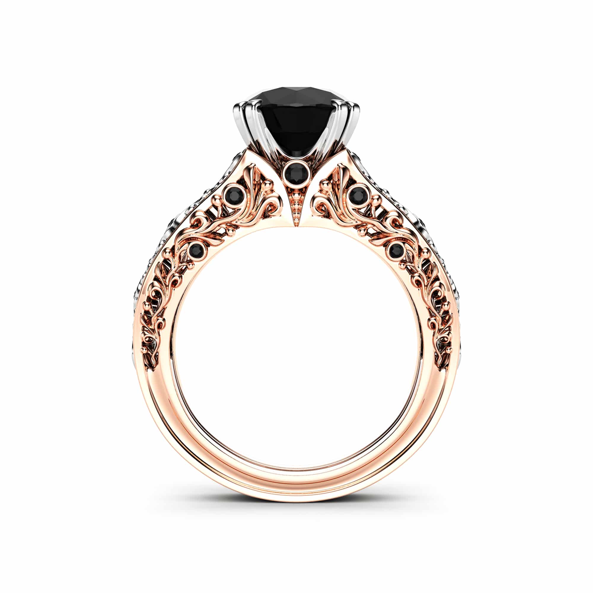 AN-0075M_Black_Diamond_Two_Tone_Engagement_Ring_3
