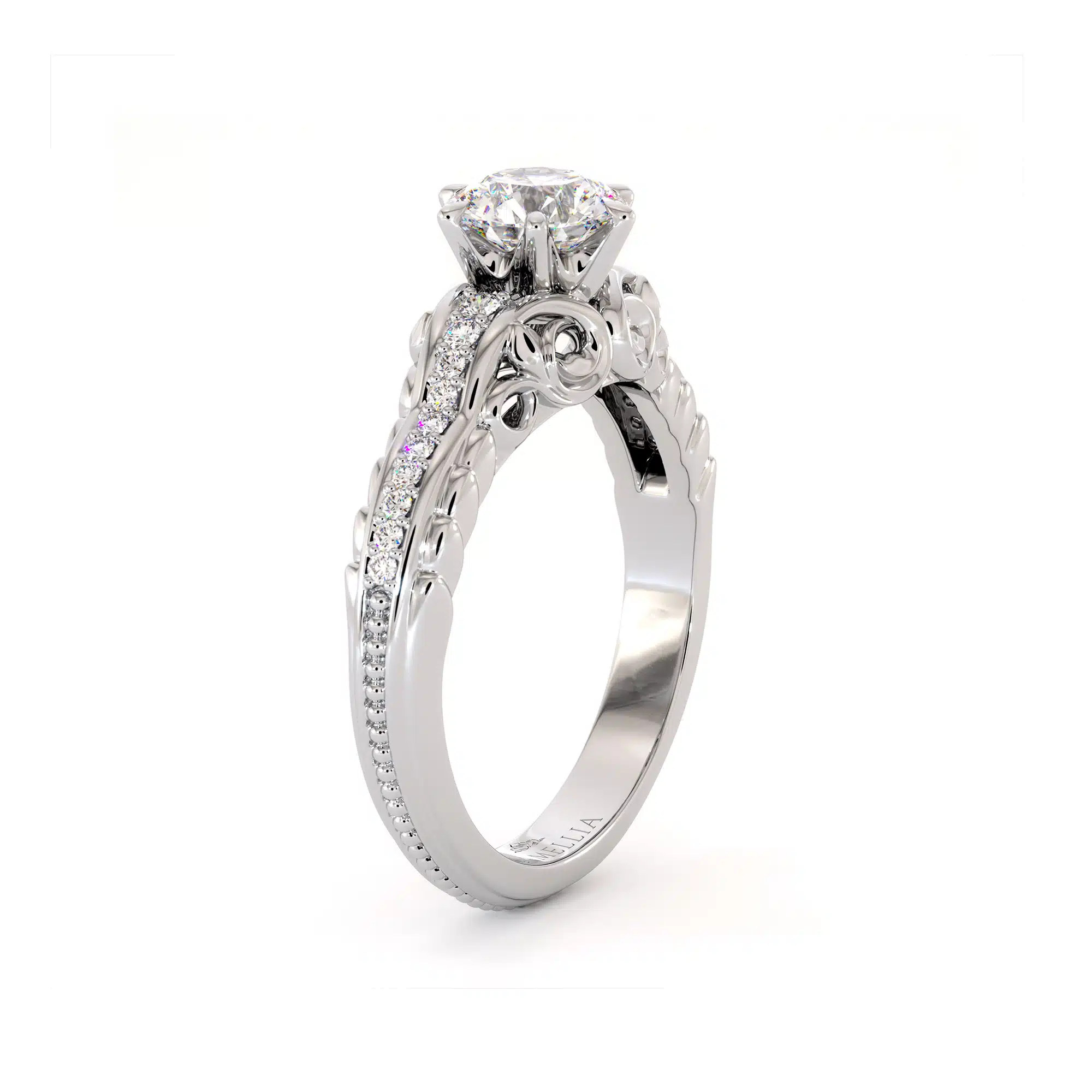 CL-0046 white14K_Gold_Diamond_Ring