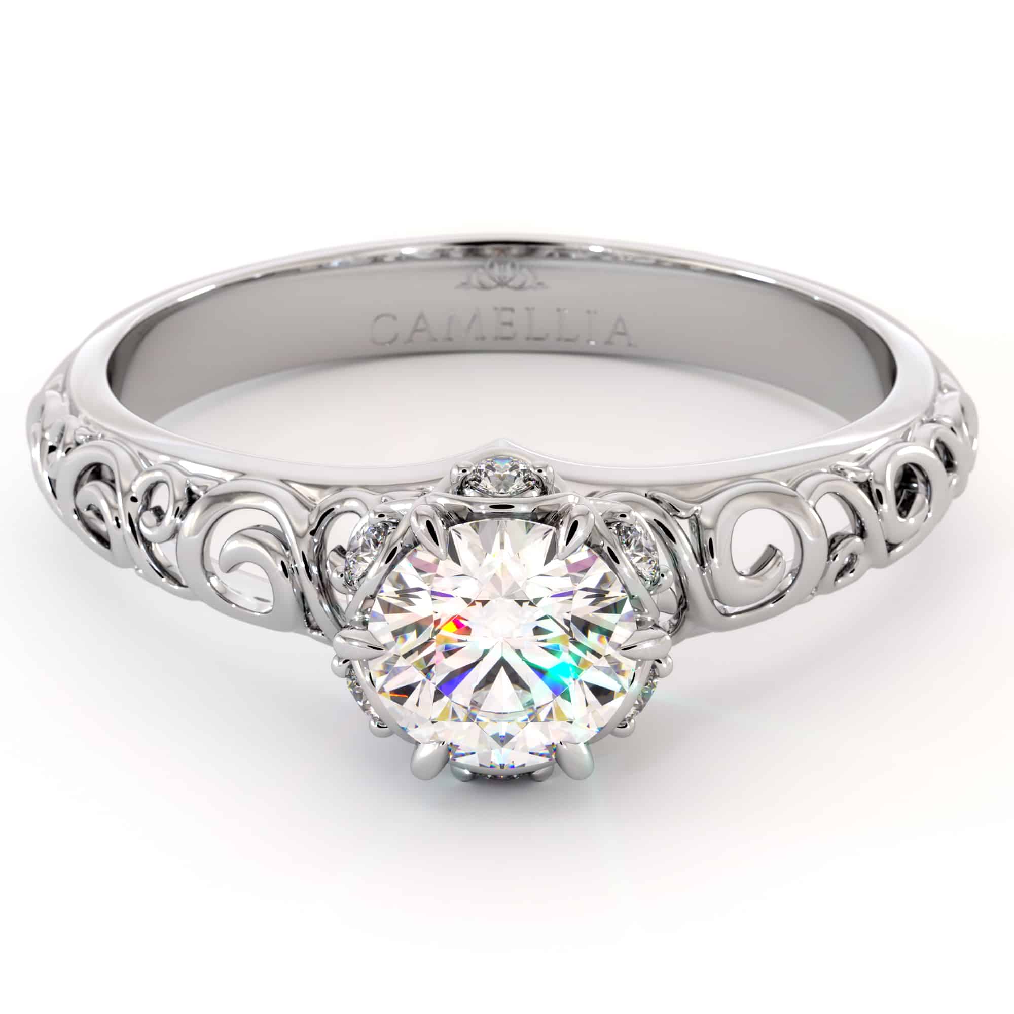 CL-0028Awhite14K_Gold_Ring