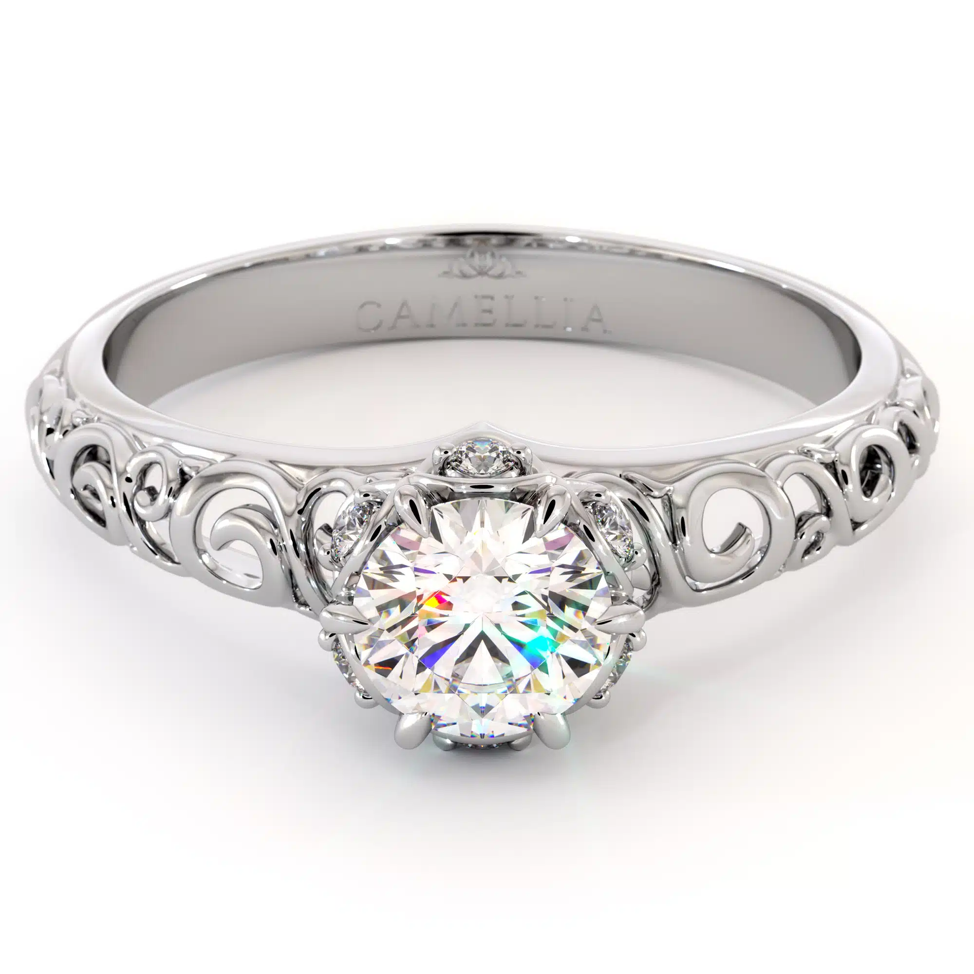 CL-0028Awhite14K_Gold_Ring