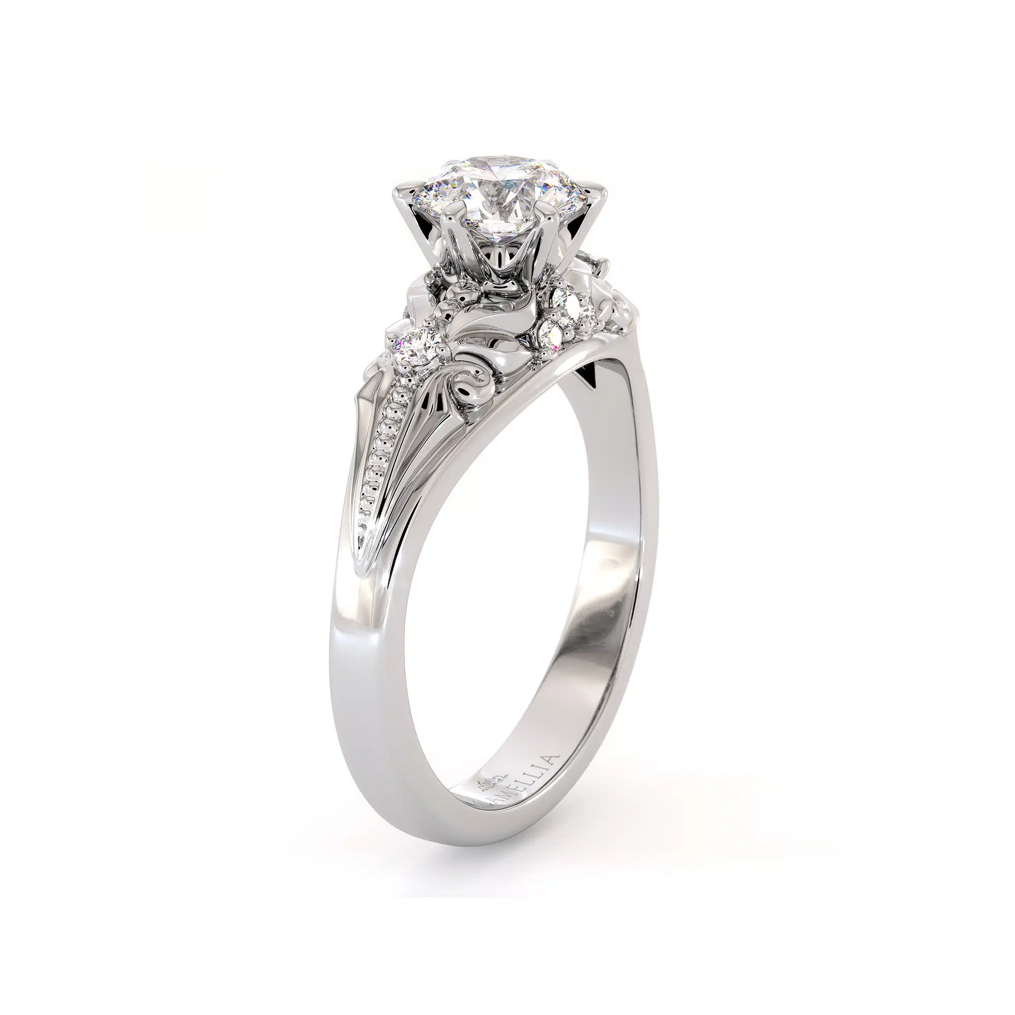 CL-0054 14K_Rose_Gold_Diamond