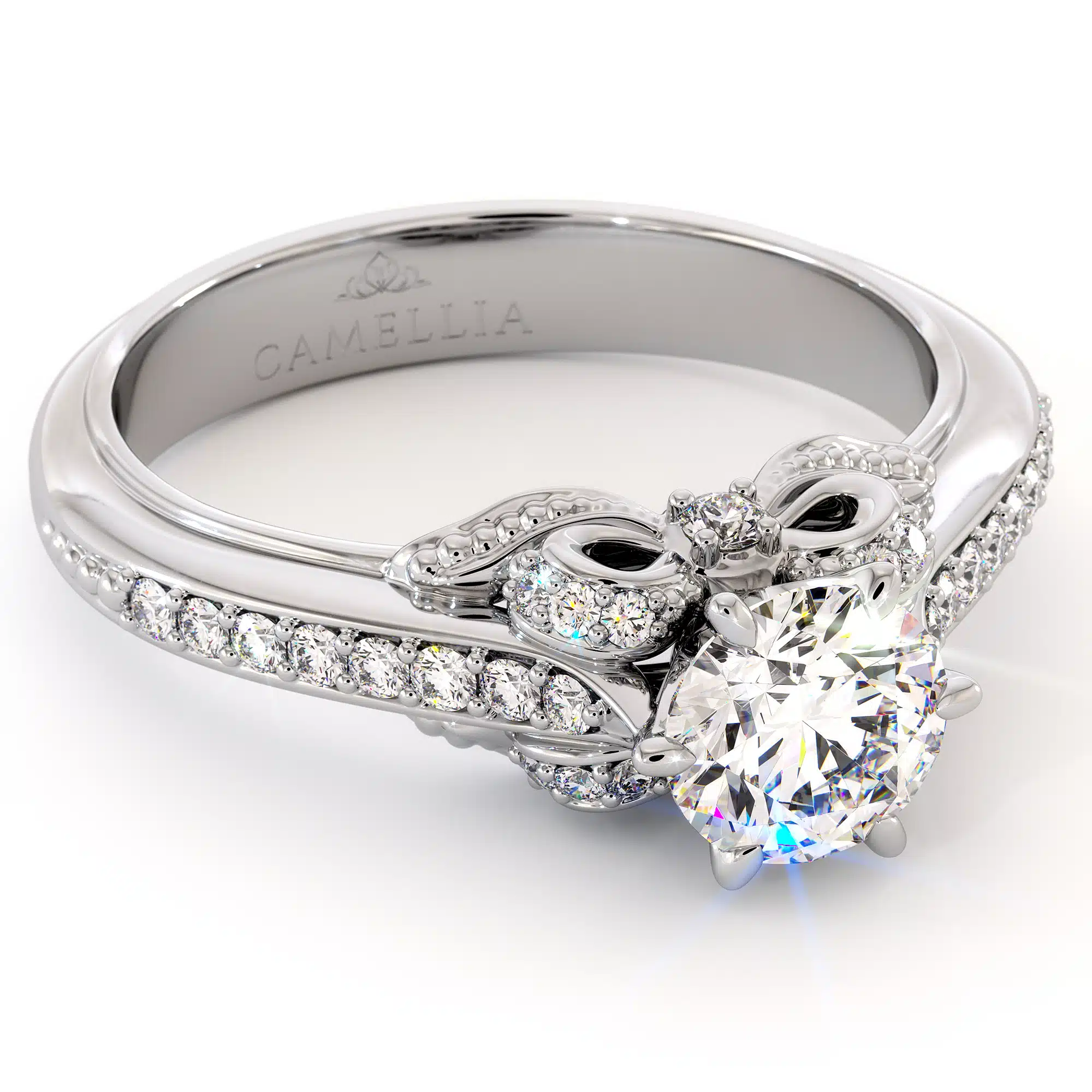 CL-0055 14K_Rose_Gold_Diamonds