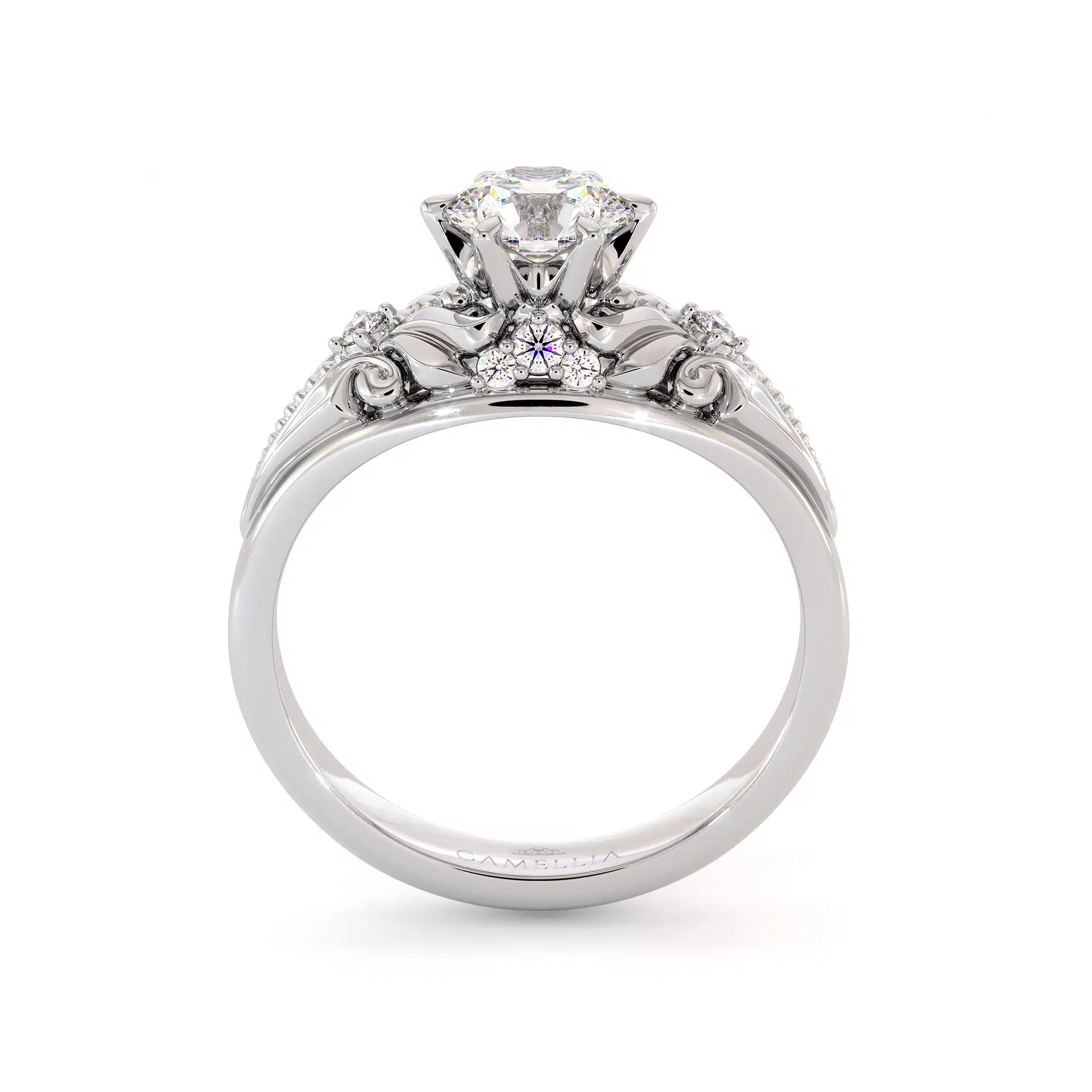 CL-0054 14K_White_Gold_Diamond