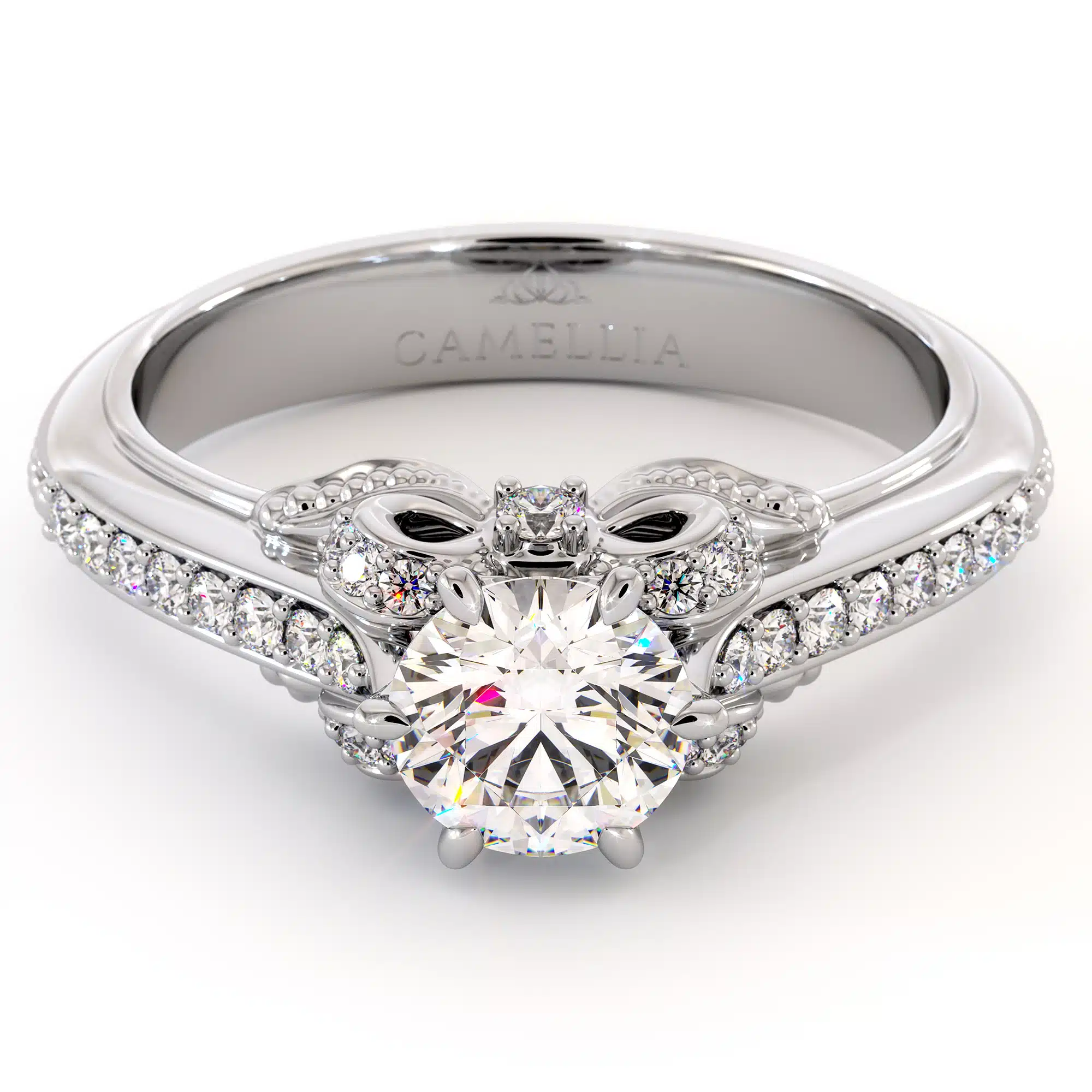 CL-0055 14K_White_Gold_Diamonds