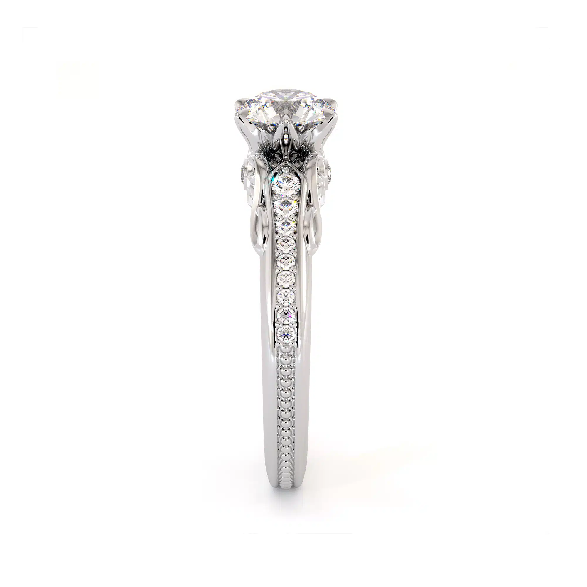 cl-0042 whiteMen_Diamond_Ring