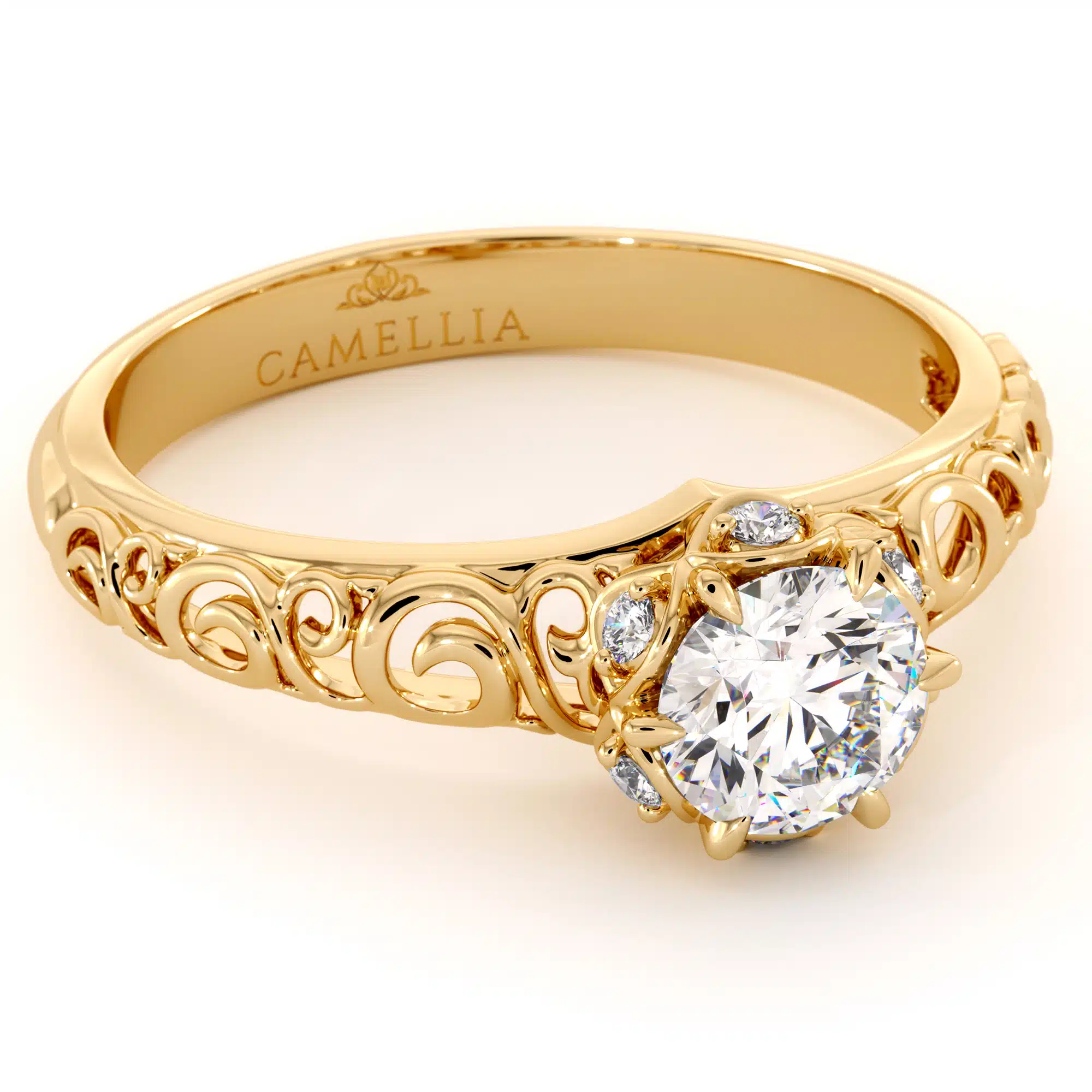 CL-0028AyellowReal_14K_Gold