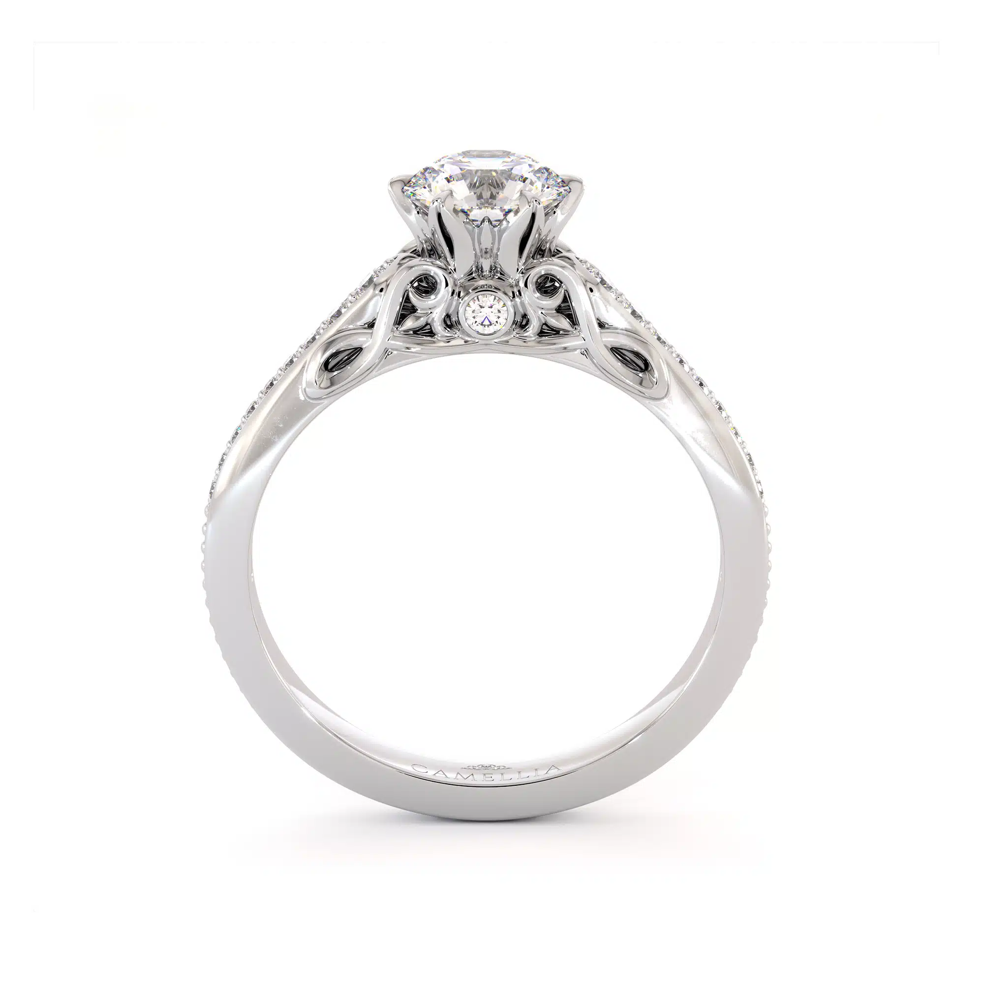 CL-0042 White_Gold_Moissanite_Ring