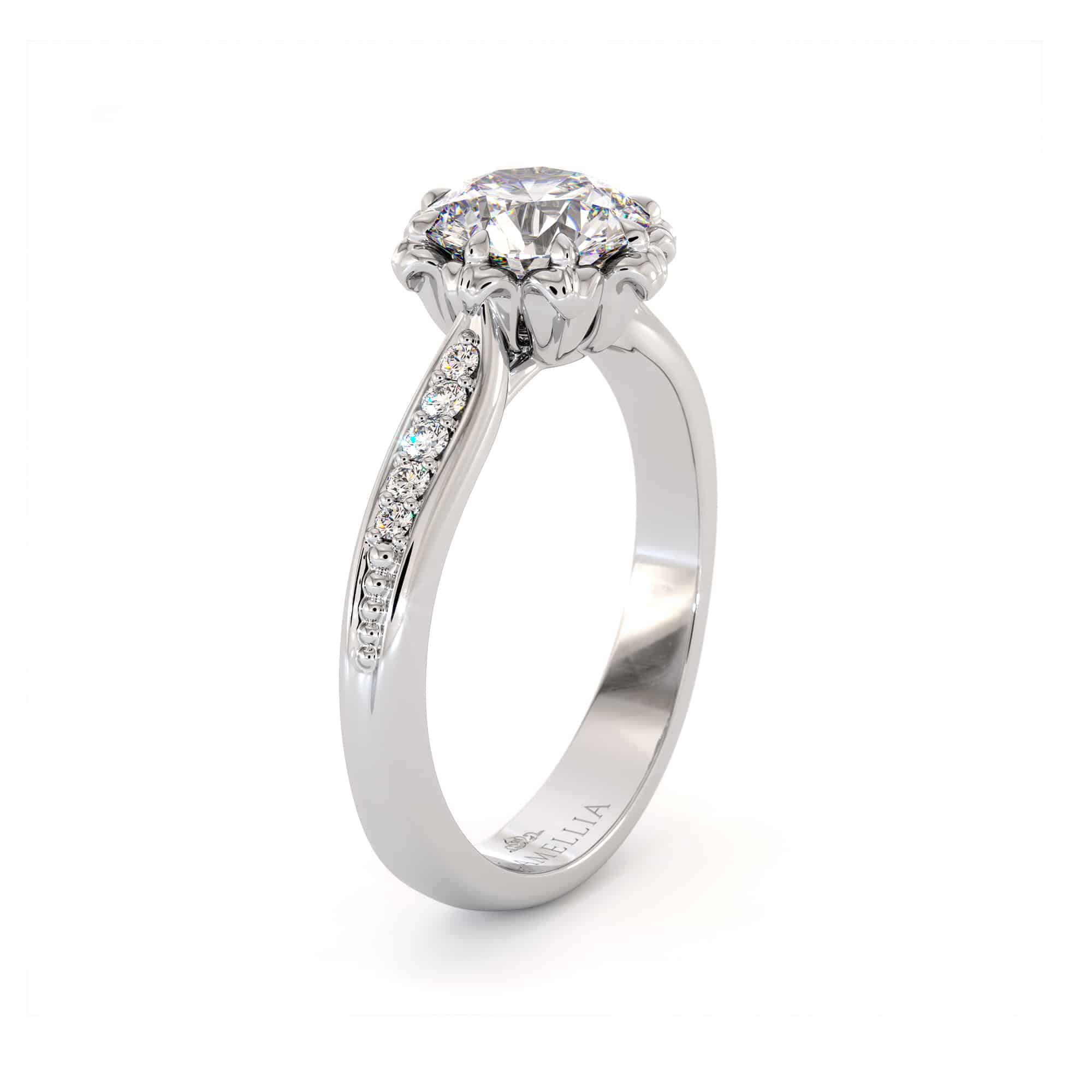 CL-0024 Classic_Moissanite_Ring