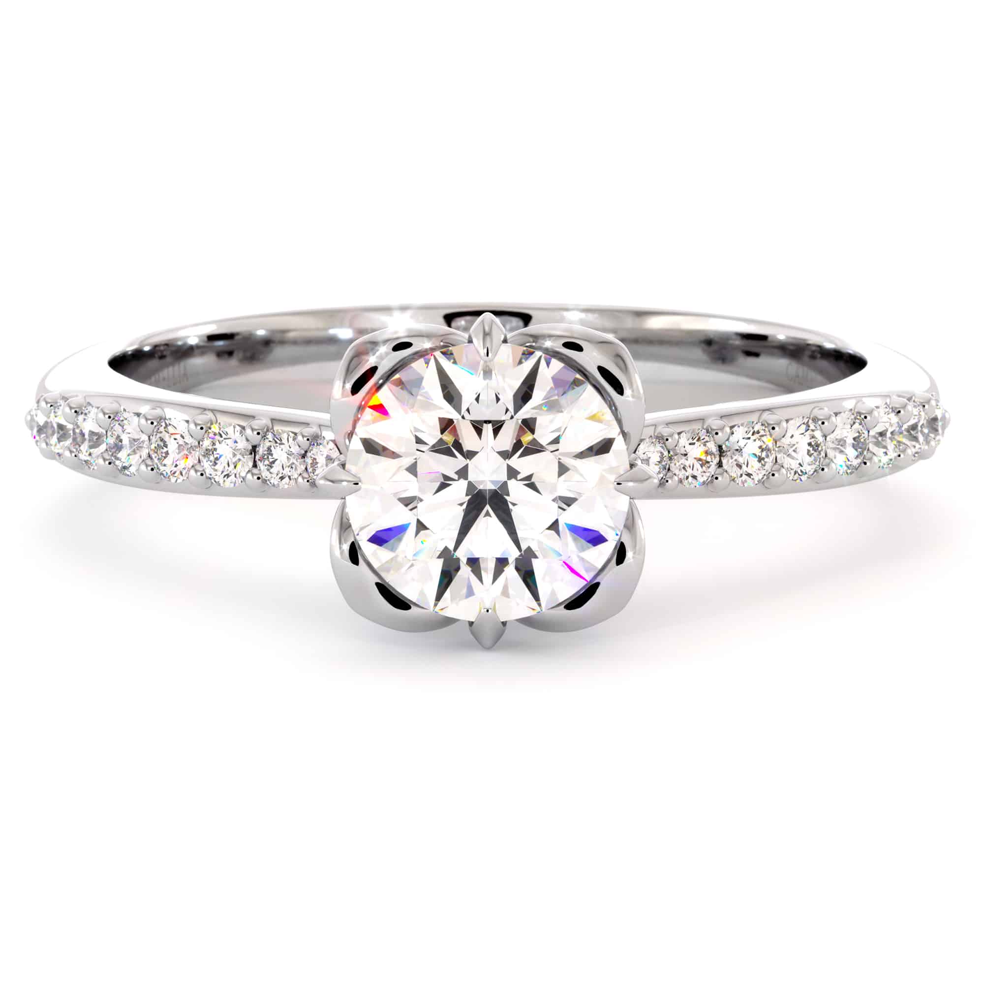 CL-0020 Round_Cut_Solitaire_Diamond