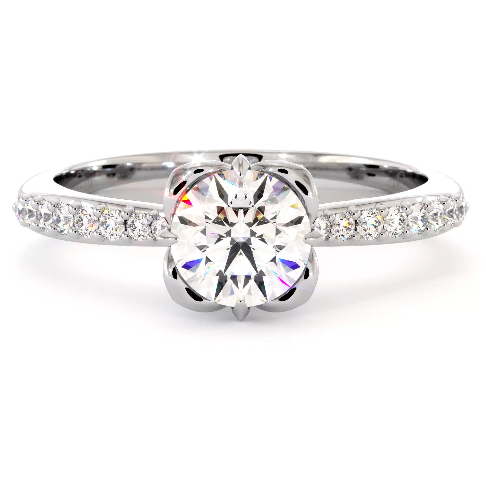 CL-0020 Round_Cut_Solitaire_Diamond