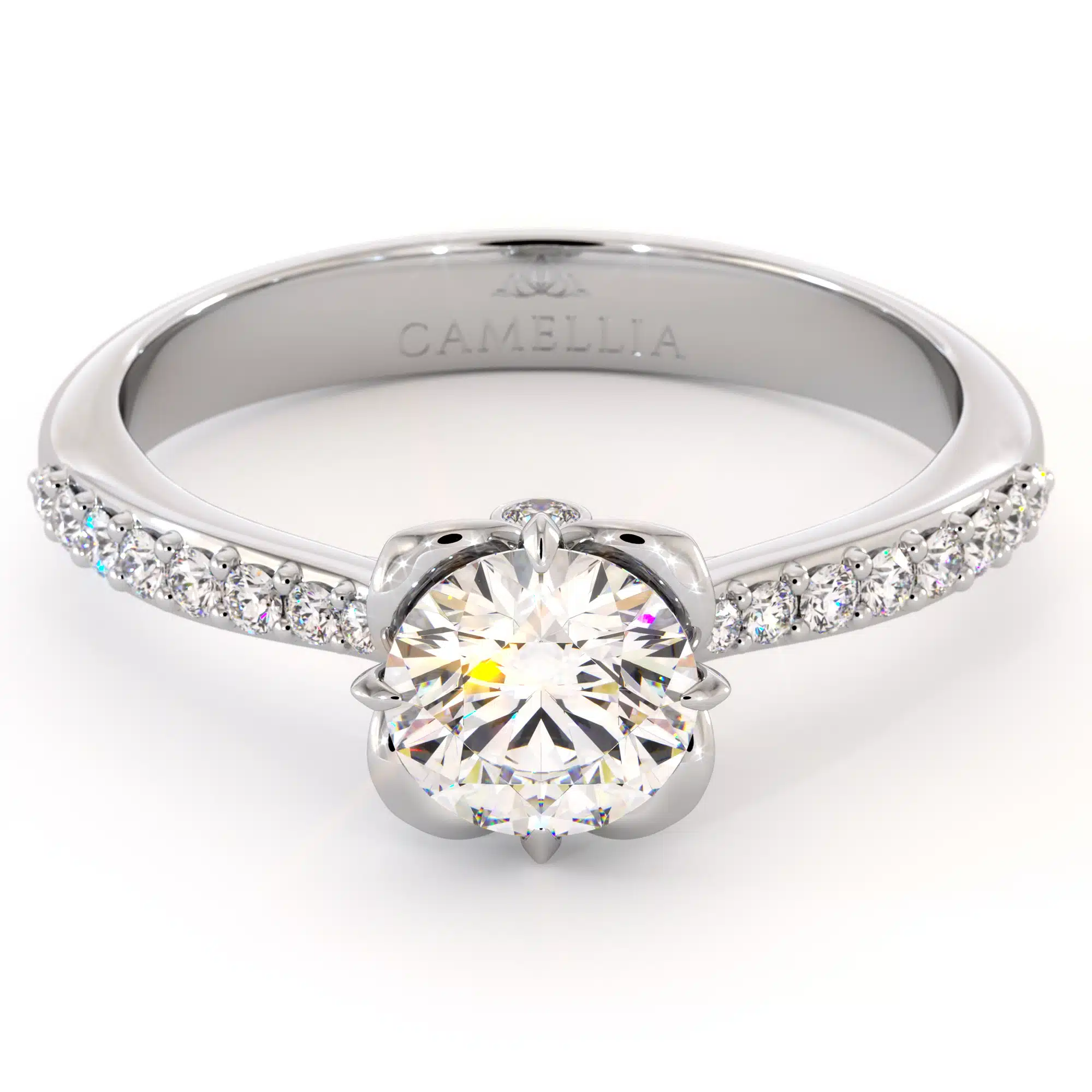 CL-0020 White_Gold_Diamond_Ring