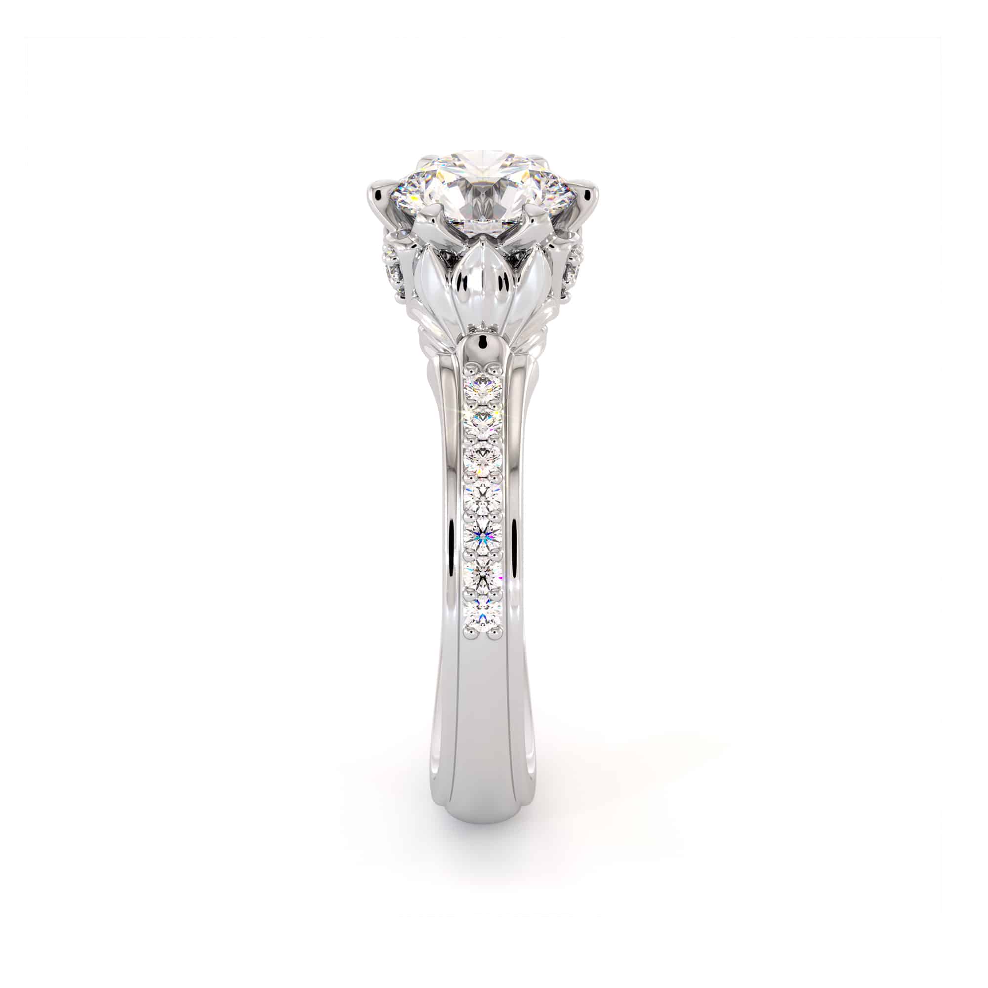 CL-0018 White_Gold_Diamond_Ring