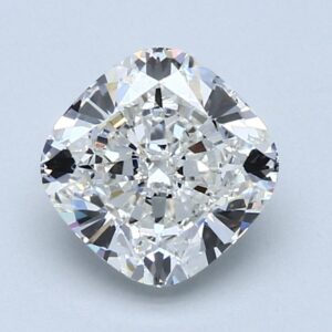 Lab Created 2.18 Carat Cushion Diamond