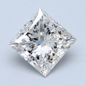 Lab Created 2.13 Carat H SI1 Princess Diamond