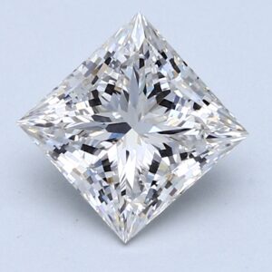 Lab Created 2.11 Carat H VS1 Princess Diamond