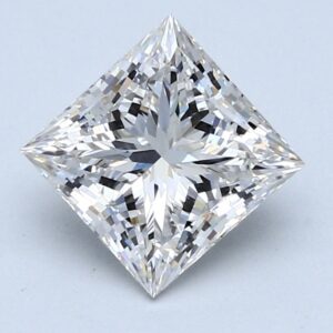 Lab Created 2.11 Carat Princess Diamond
