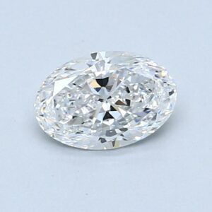 Lab Created 0.7 Carat Oval Diamond
