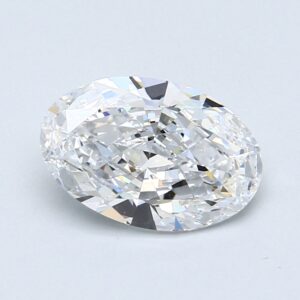 Natural 2.03 Carat D IF Oval Diamond