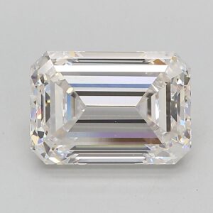 Lab Created 3.1 Carat H VS1 Emerald Diamond