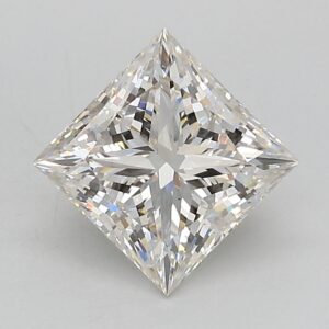 Lab Created 2.08 Carat Princess Diamond