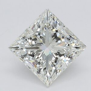 Natural 1.72 Carat Princess Diamond