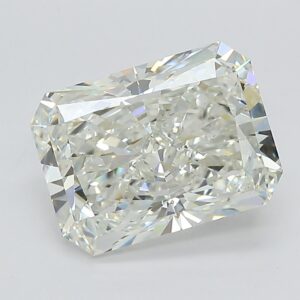 Lab Created 3.68 Carat Radiant Diamond