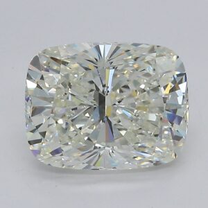 Lab Created 3.07 Carat Cushion Diamond