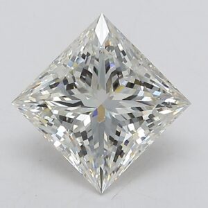 Lab Created 2.02 Carat H VS1 Princess Diamond