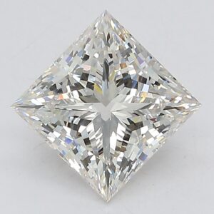 Lab Created 2.21 Carat H VS1 Princess Diamond