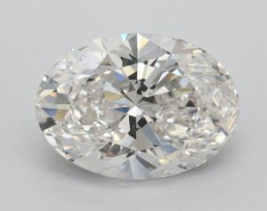 Lab Created 2.37 Carat Oval Diamond