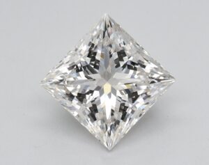 Lab Created 2.07 Carat G VS1 Princess Diamond