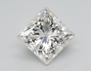 Lab Created 2.36 Carat Princess Diamond