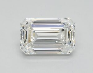 Lab Created 1.51 Carat F SI1 Emerald Diamond