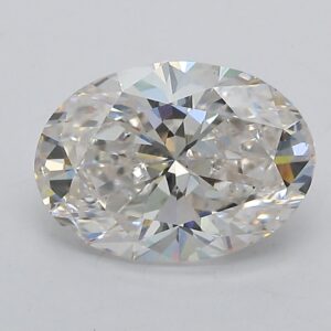 Lab Created 2.36 Carat G VS1 Oval Diamond
