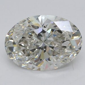 Lab Created 2.28 Carat Oval Diamond