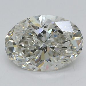 Lab Created 2.28 Carat Oval Diamond