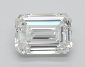 Lab Created 2.06 Carat G VVS2 Emerald Diamond