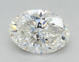 Lab Created 3.05 Carat Oval Diamond