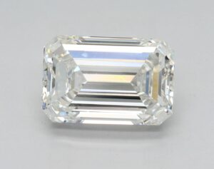 Lab Created 2.05 Carat Emerald Diamond
