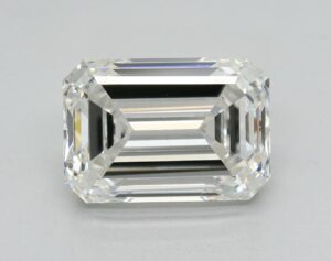 Lab Created 2.01 Carat G VS2 Emerald Diamond