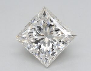 Lab Created 2.23 Carat H VS2 Princess Diamond