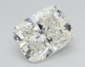 Lab Created 3.16 Carat Cushion Diamond