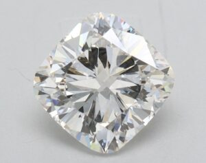 Lab Created 1.72 Carat Cushion Diamond