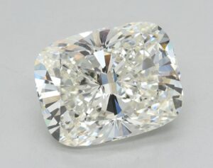 Lab Created 3.13 Carat Cushion Diamond