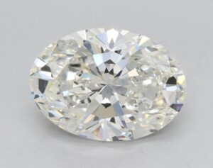 Lab Created 2.21 Carat G VS1 Oval Diamond