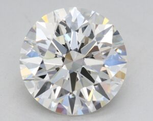 Lab Created 2.58 Carat Round Diamond