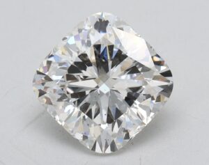 Lab Created 2.01 Carat H SI1 Cushion Diamond