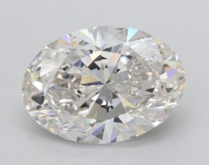 Lab Created 2.23 Carat Oval Diamond