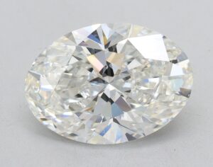 Lab Created 2.14 Carat F VS1 Oval Diamond